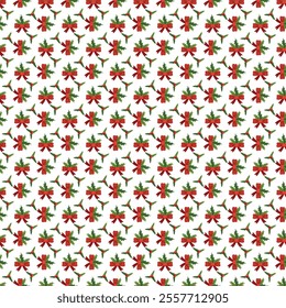 Christmas Preparations Seamless Vector Pattern Design