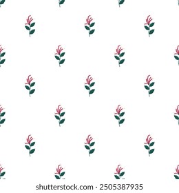 Christmas Preparations A Silent Christmas Night Seamless Vector Pattern Design