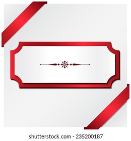 Christmas Present Background - Holiday themed frame background.  File uses simple gradients.