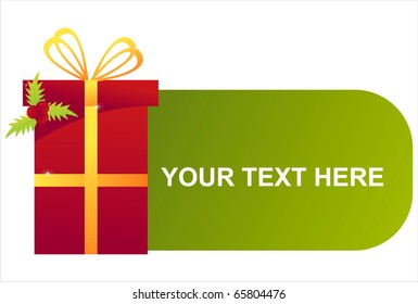 christmas present banner