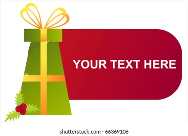 christmas present banner