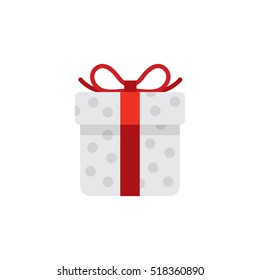 Christmas Present, Box, Icon, Pictogram, Color, Present Box, New Year, 2017