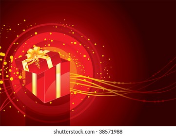 Christmas present box magic