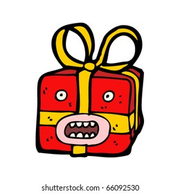 christmas present cartoon