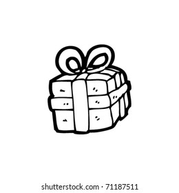 christmas present cartoon