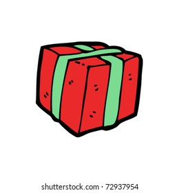 christmas present cartoon