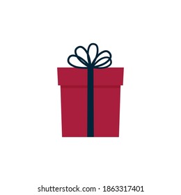 Ilustración de vectores planos presentes en Navidad.