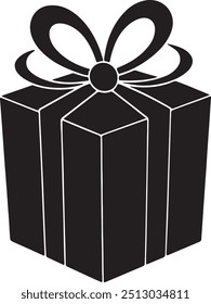 Christmas presents box vector white background 