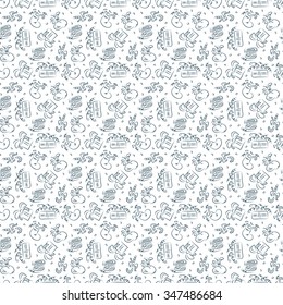 Christmas presents. Gifts. New Year's and Christmas seamless pattern