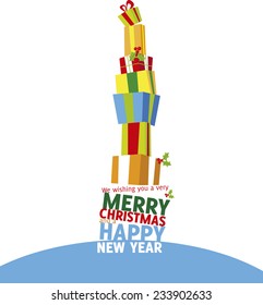 Christmas presents Greeting