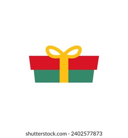 Christmas presents icon vector. Christmas box illustration sign. Christmas Gift symbol. Christmas logo.