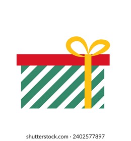 Christmas presents icon vector. Christmas box illustration sign. Christmas Gift symbol. Christmas logo.