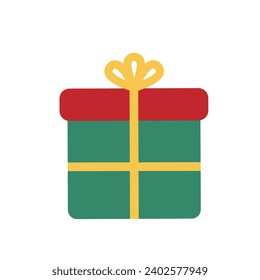 Christmas presents icon vector. Christmas box illustration sign. Christmas Gift symbol. Christmas logo.