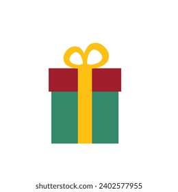 Christmas presents icon vector. Christmas box illustration sign. Christmas Gift symbol. Christmas logo.
