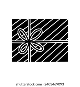 Christmas presents icon vector. Christmas box illustration sign. Christmas Gift symbol. Christmas logo.