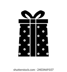 Christmas presents icon vector. Christmas box illustration sign. Christmas Gift symbol. Christmas logo.