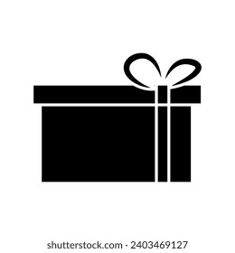 Christmas presents icon vector. Christmas box illustration sign. Christmas Gift symbol. Christmas logo.