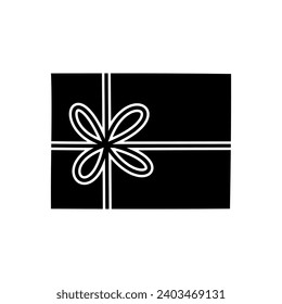 Christmas presents icon vector. Christmas box illustration sign. Christmas Gift symbol. Christmas logo.