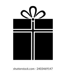 Christmas presents icon vector. Christmas box illustration sign. Christmas Gift symbol. Christmas logo.
