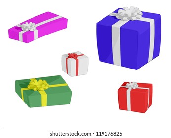 Christmas Presents (Isolated)