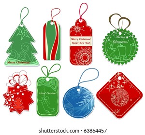 Christmas price tags collection