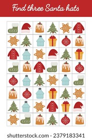 Christmas printable educational worksheet. Early educational activities for kids. Educational games for preschool kindergarten. Learning pages easy level for toddlers. Christmas teacher resources.