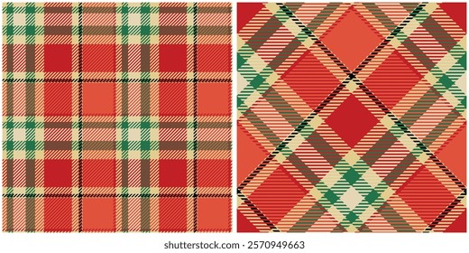 Christmas printable Tartan a patterned cloth with crossing horizontal and vertical bands in multiple colours, forming simple or complex rectangular patterns.