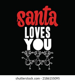 Christmas printable vector t-shirt designs for holidays