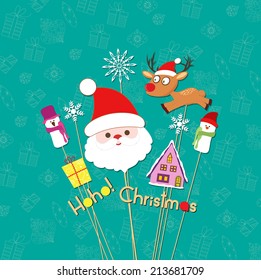 Christmas props card