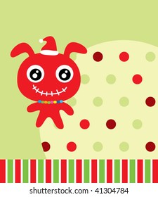 christmas puppy doodle