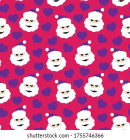 Navidad Purple Holiday fondo de patrón sin fisuras para gráficos de sitios web, textiles de moda