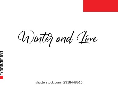 Weihnachtsangebot Inspiration Cursive Typografie Text für Einladung Design Winter und Liebe