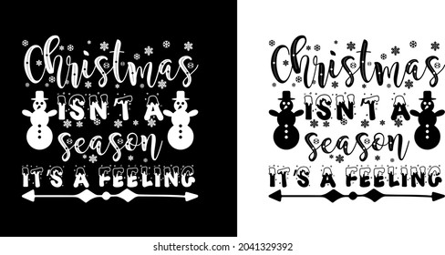 Ilustración de diseño del paquete de citas de Navidad en mano del paquete svg.EPS 10

