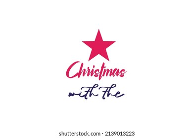 Christmas With The Quotes. Creative Vector Typography Concept