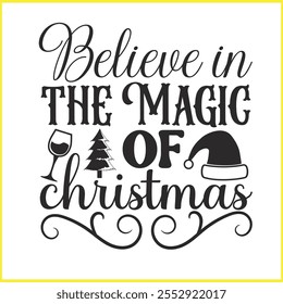 Christmas Quotes T shirt design 