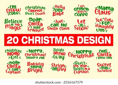 A "Christmas Quotes Typography Design" features beautifully arranged text that captures the spirit of the holiday season through inspirational and festive quotes.