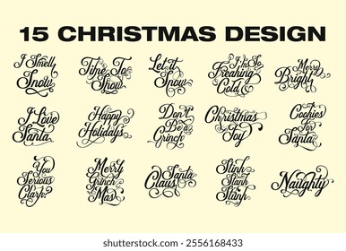 A "Christmas Quotes Typography Design" features beautifully arranged text that captures the spirit of the holiday season through inspirational and festive quotes.