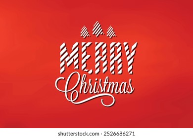 Christmas quotes typography design free vector editable background