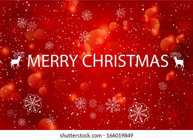 Christmas red background