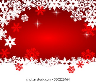 Christmas red background