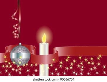 Christmas red background