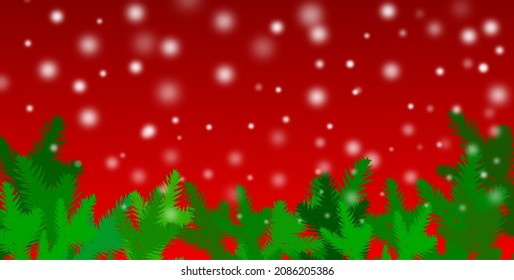  Fondo rojo de Navidad. Fondo de Navidad decorativo. Fondo vectorial.


