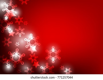 christmas red background template