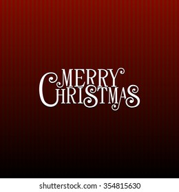 Christmas Red Background. Vector