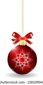 Christmas red ball