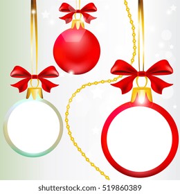 Christmas red ball