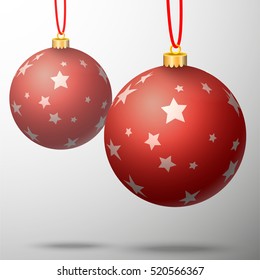 Christmas red ball