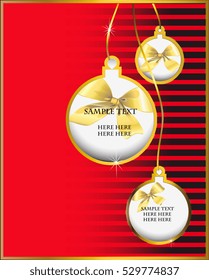 Christmas red ball