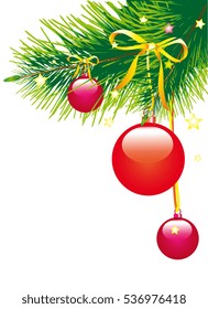 Christmas red ball