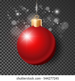 Christmas red ball